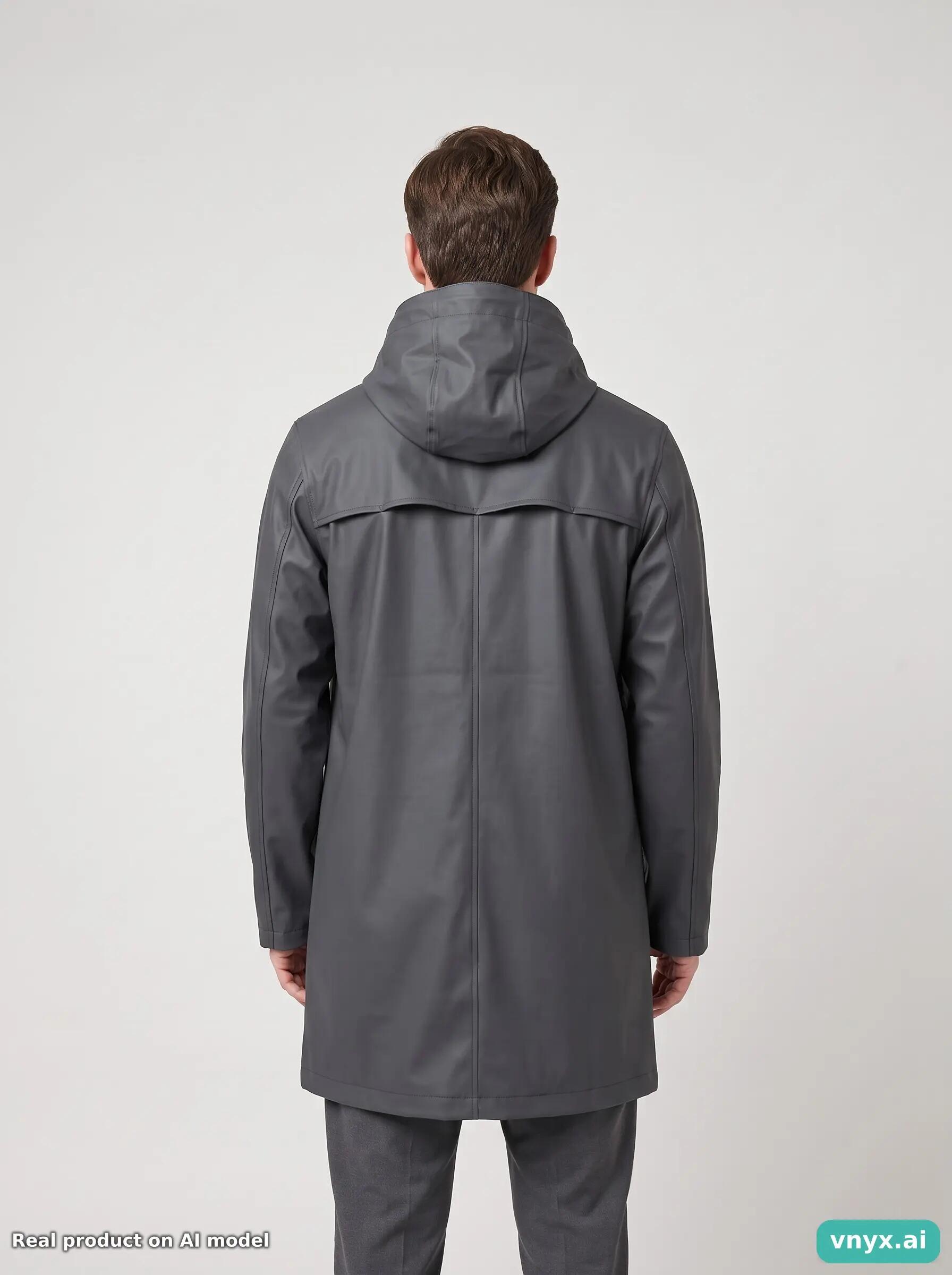 Second Life - Vintage RAINS Dark Grey Outdoor Jacket Men M 2/5