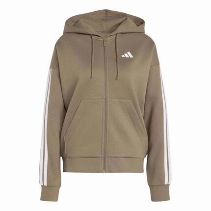 Veste de survêtement à capuche zippé femme adidas Essentials 3-Stripes