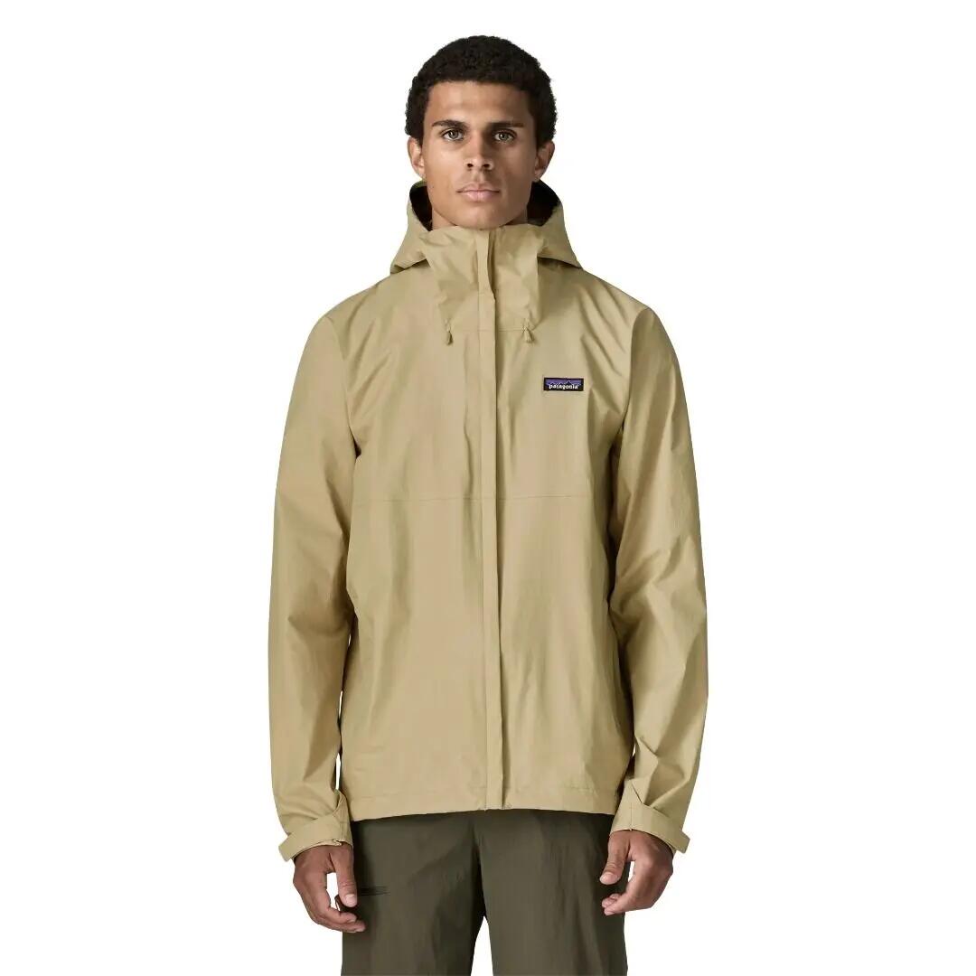 Cazadora Beige Patagonia Torrentshell 3L Rain Jacket Weathered Stone Impermeabl 2/4