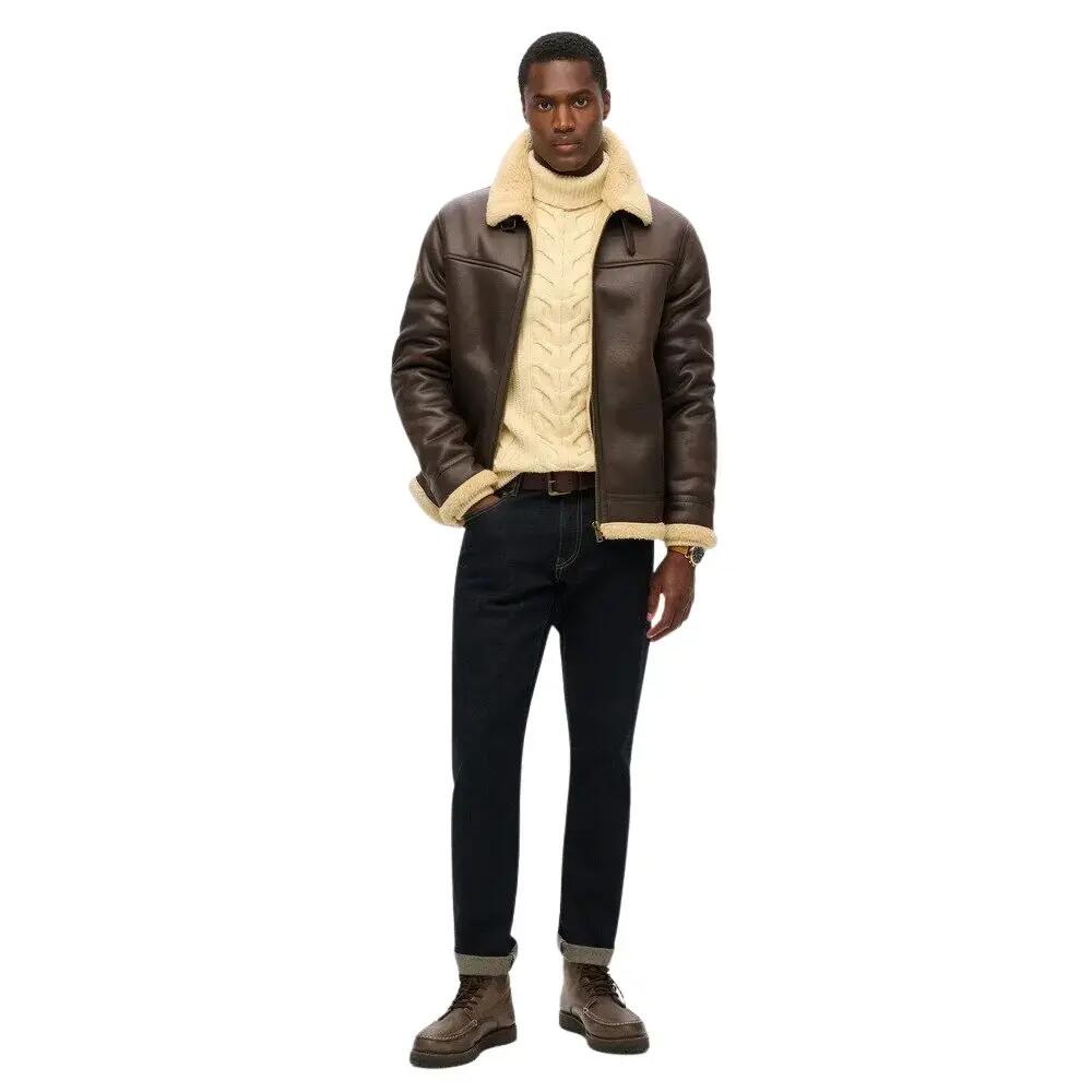 Fliegerjacke aus synthetischem Schafsfell Superdry 4/7