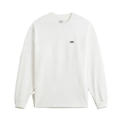 T-shirt vans left chest loose ls white