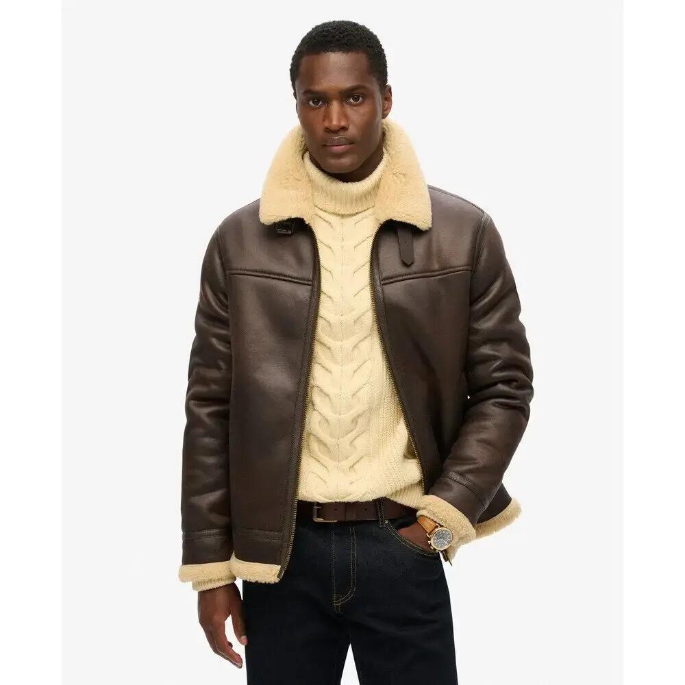 Fliegerjacke aus synthetischem Schafsfell Superdry 3/7