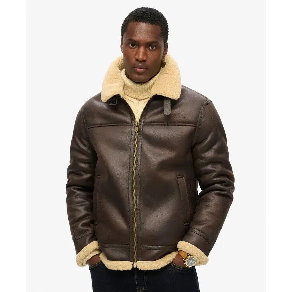 Fliegerjacke aus synthetischem Schafsfell Superdry 2/7