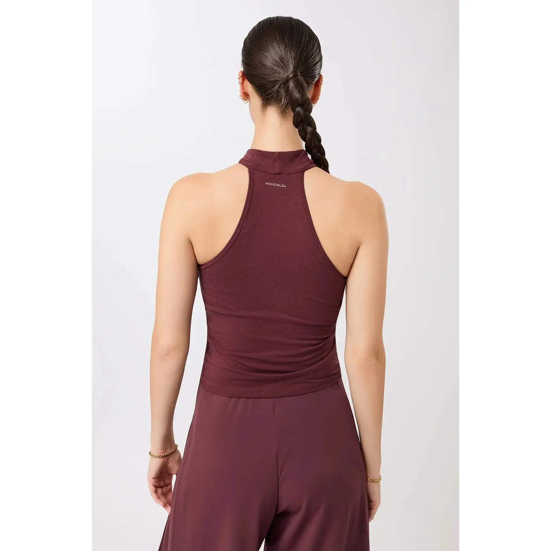 Dames crossover American neckline tanktop Mandala Tania 2/5