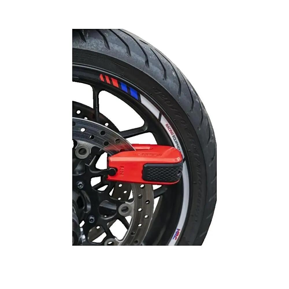 Antywłamaniowy zamek motocyklowy ABUS 95838-8078 Detecto RD SRA Czerwony 3/3