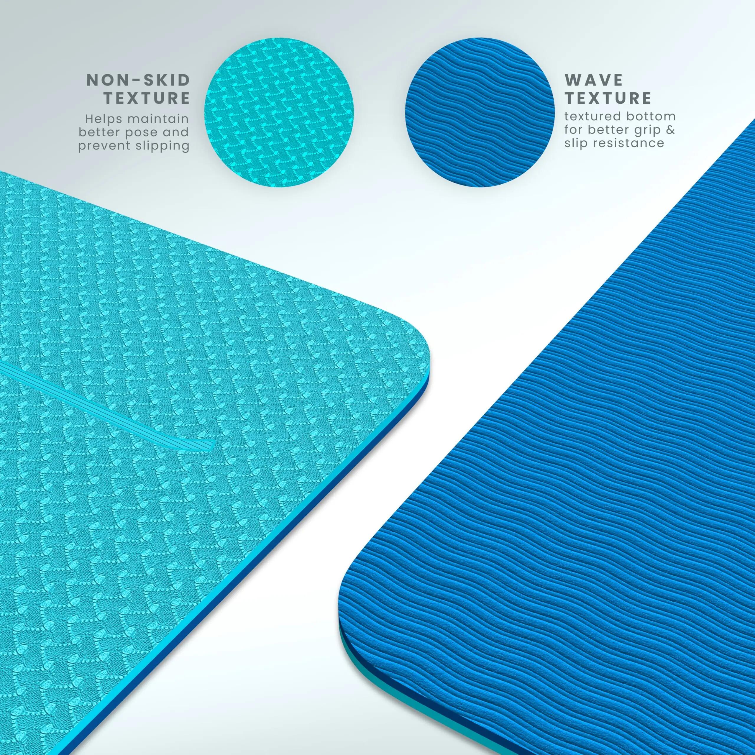 Yogii 6 mm TPE Yoga Mat with Alignment Guides | Decathlon