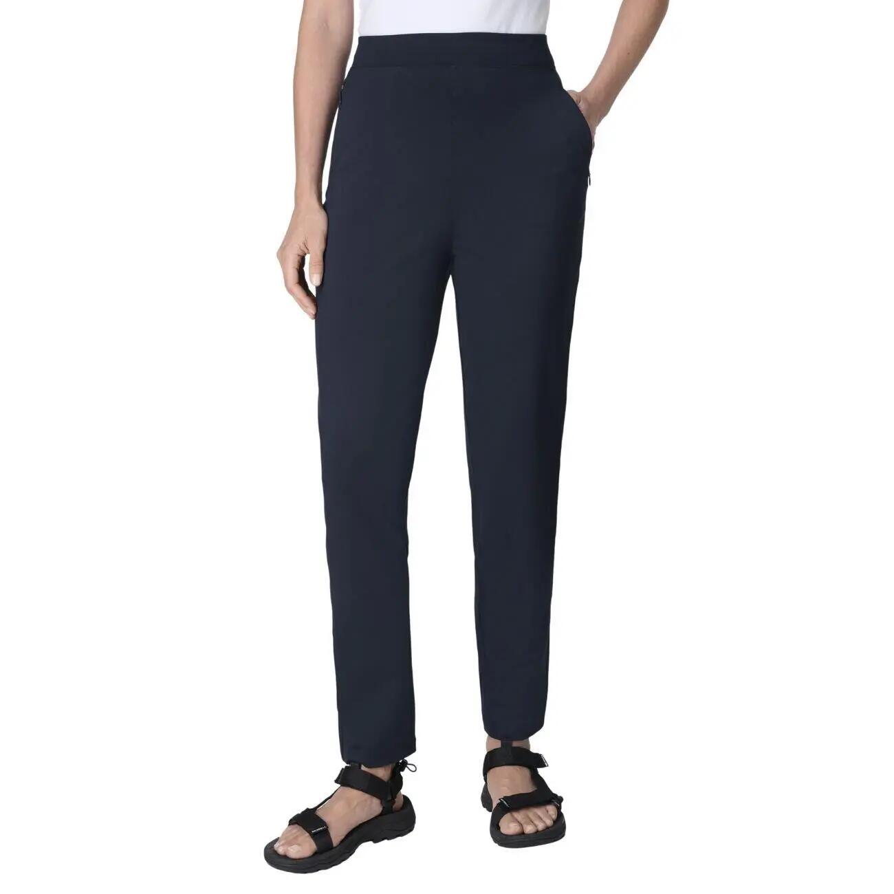 Damesbroek met smalle pijpen voor het tussenseizoen (Marineblauw) 2/3