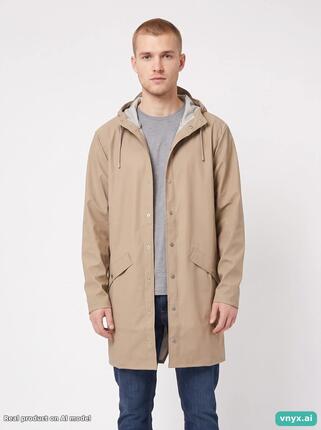 Second Life - RAINS Beige Outdoor Jacket Men M