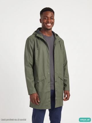Second Life - Vintage RAINS Olive Green Outdoor Jacket Men XS