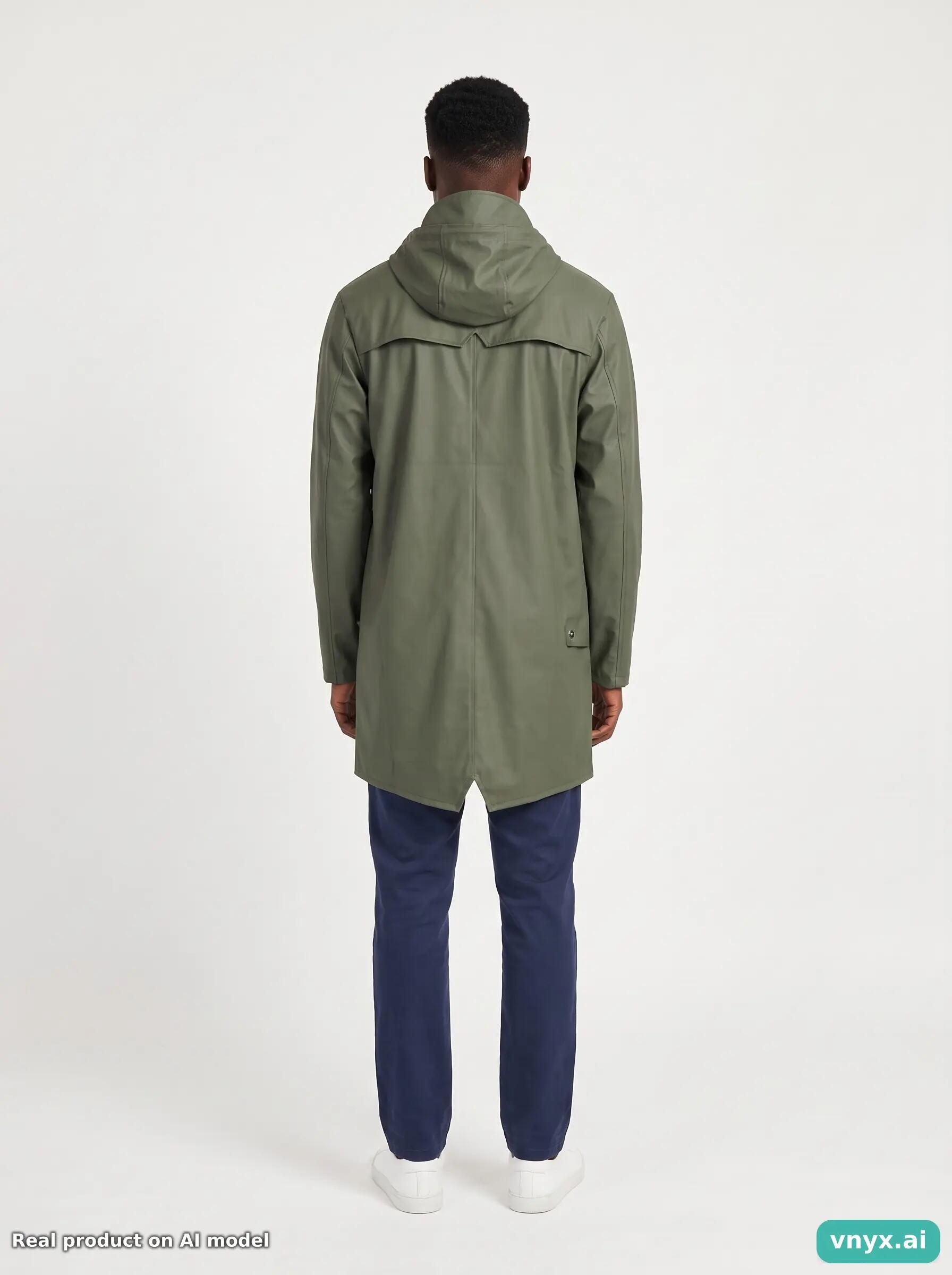 Second Life - Vintage RAINS Olive Green Outdoor Jacket Men XS 4/5