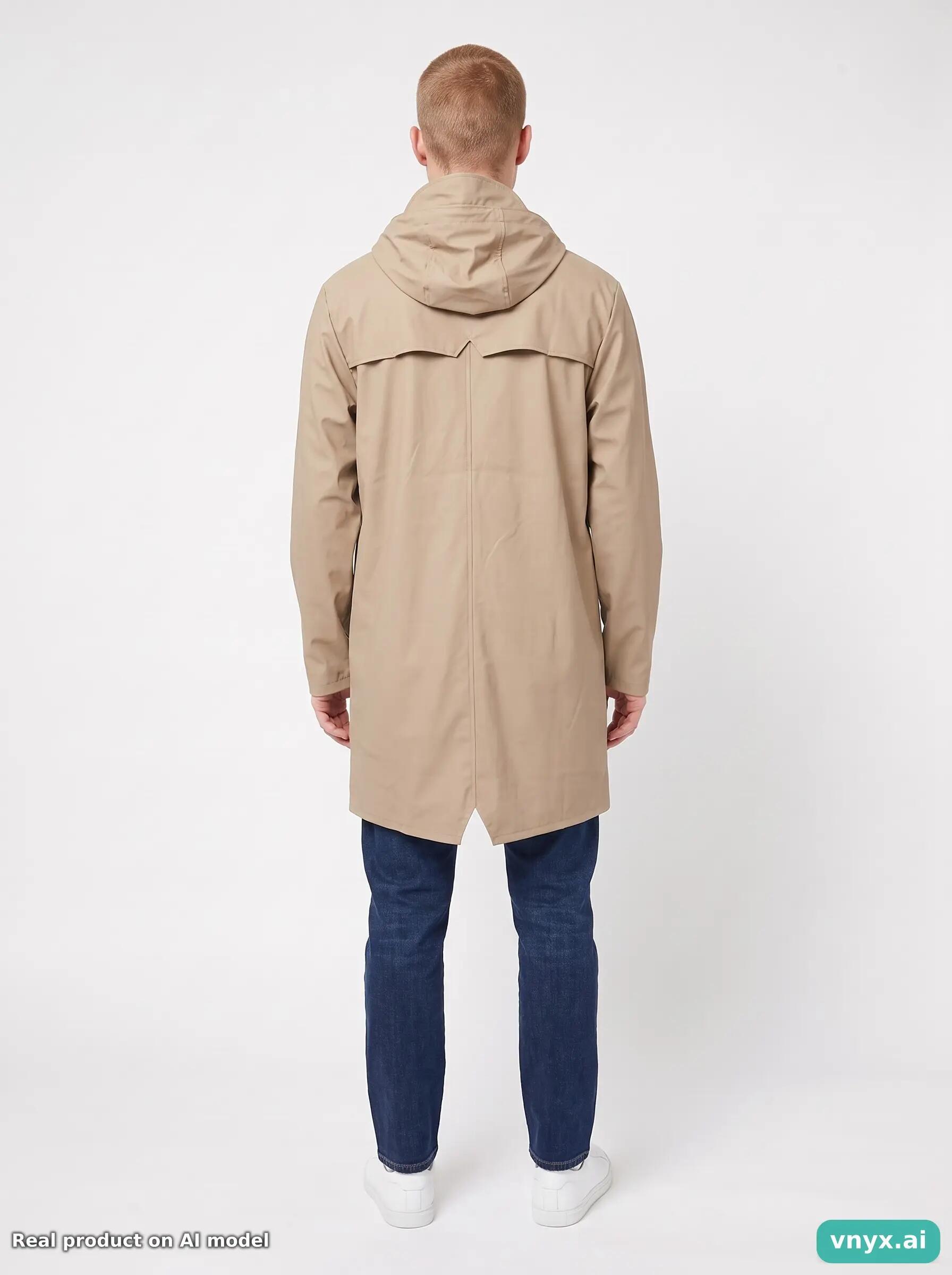 Second Life - Vintage RAINS Beige Outdoor Jacket Men M 4/5