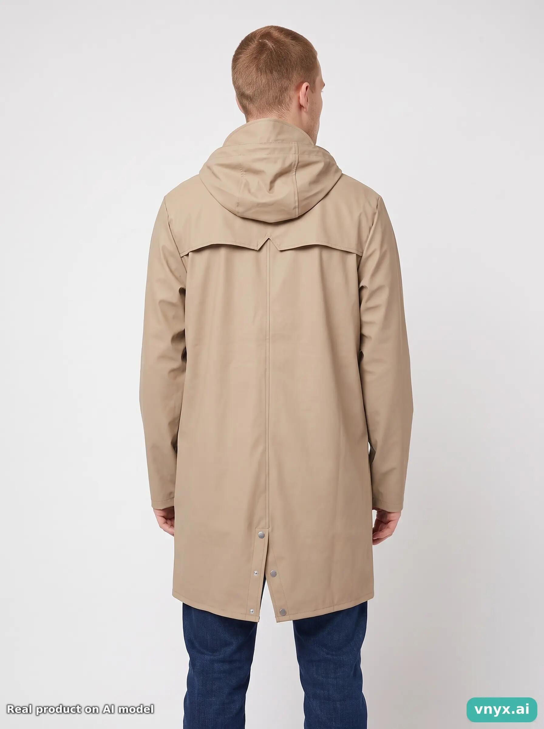 Second Life - Vintage RAINS Beige Outdoor Jacket Men M 2/5