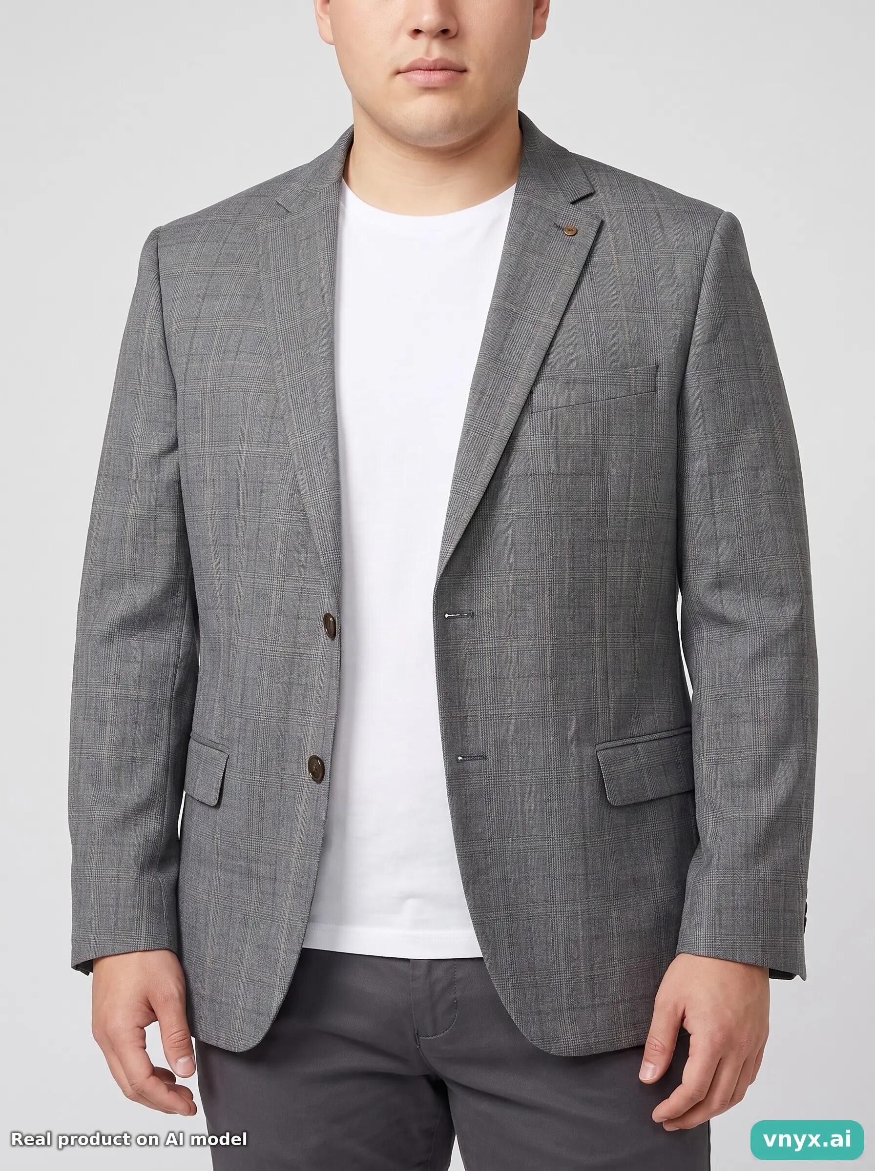 Second Life - Vintage Ted Baker Grey Blazer Men XXL 5/5