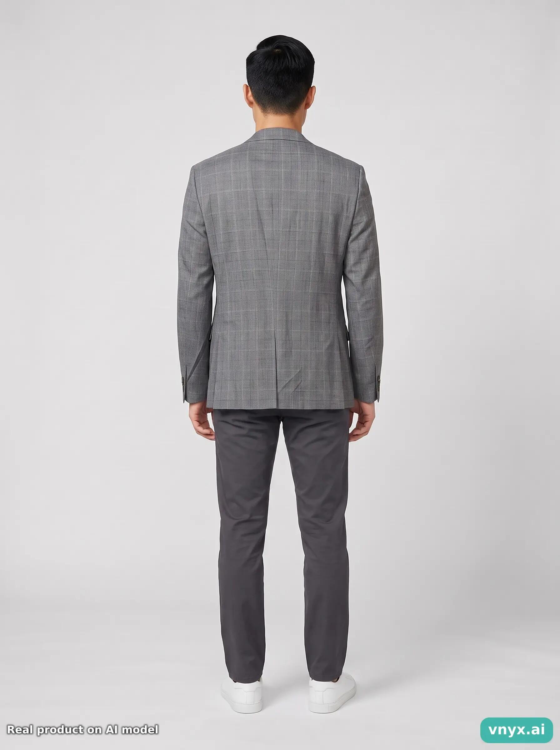 Second Life - Vintage Ted Baker Grey Blazer Men XXL 4/5
