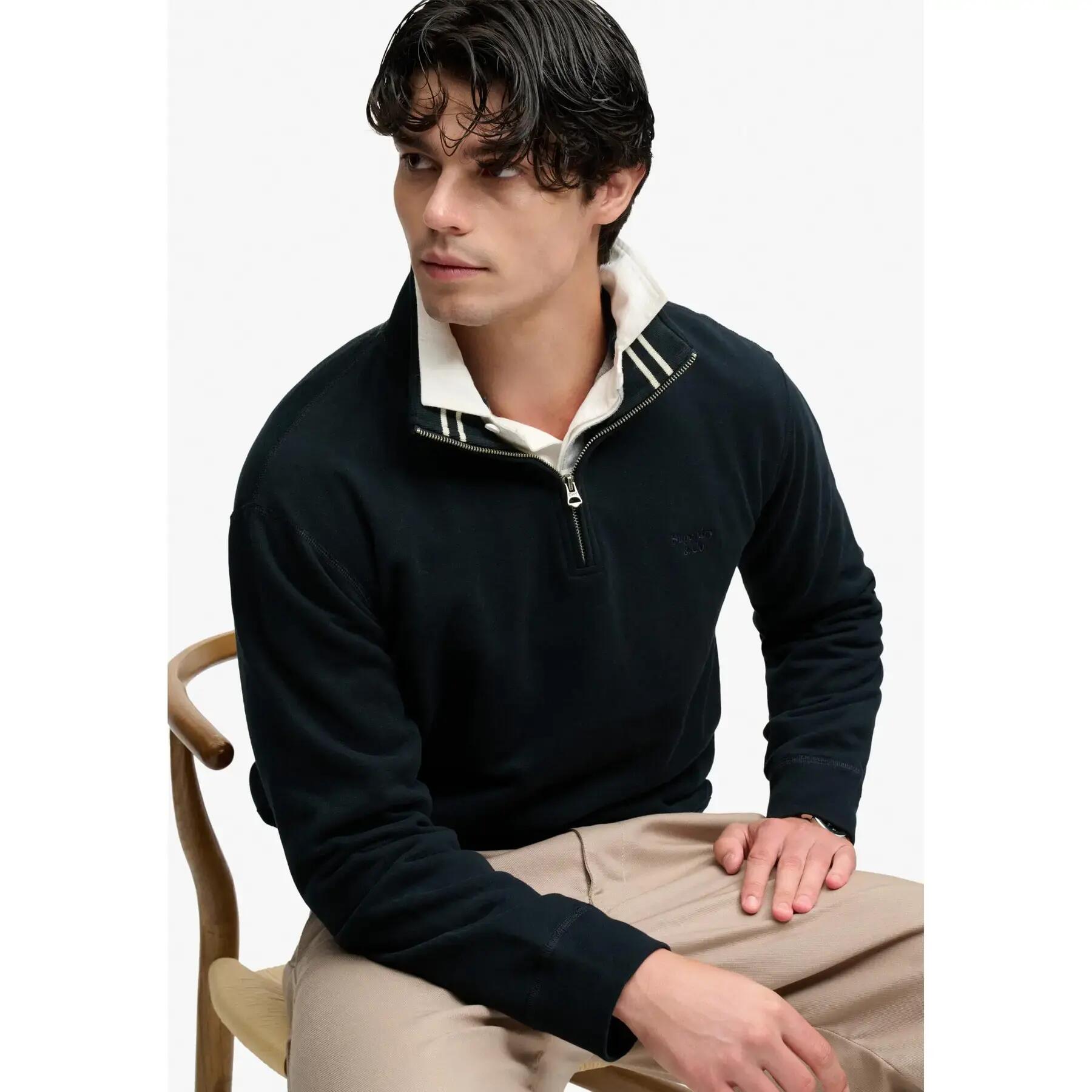 1/4 zip sweatshirt Superdry Essential Serif 4/7