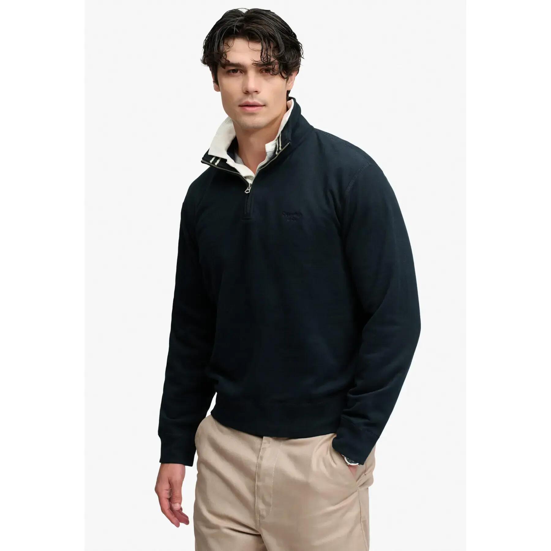 1/4 zip sweatshirt Superdry Essential Serif 3/7