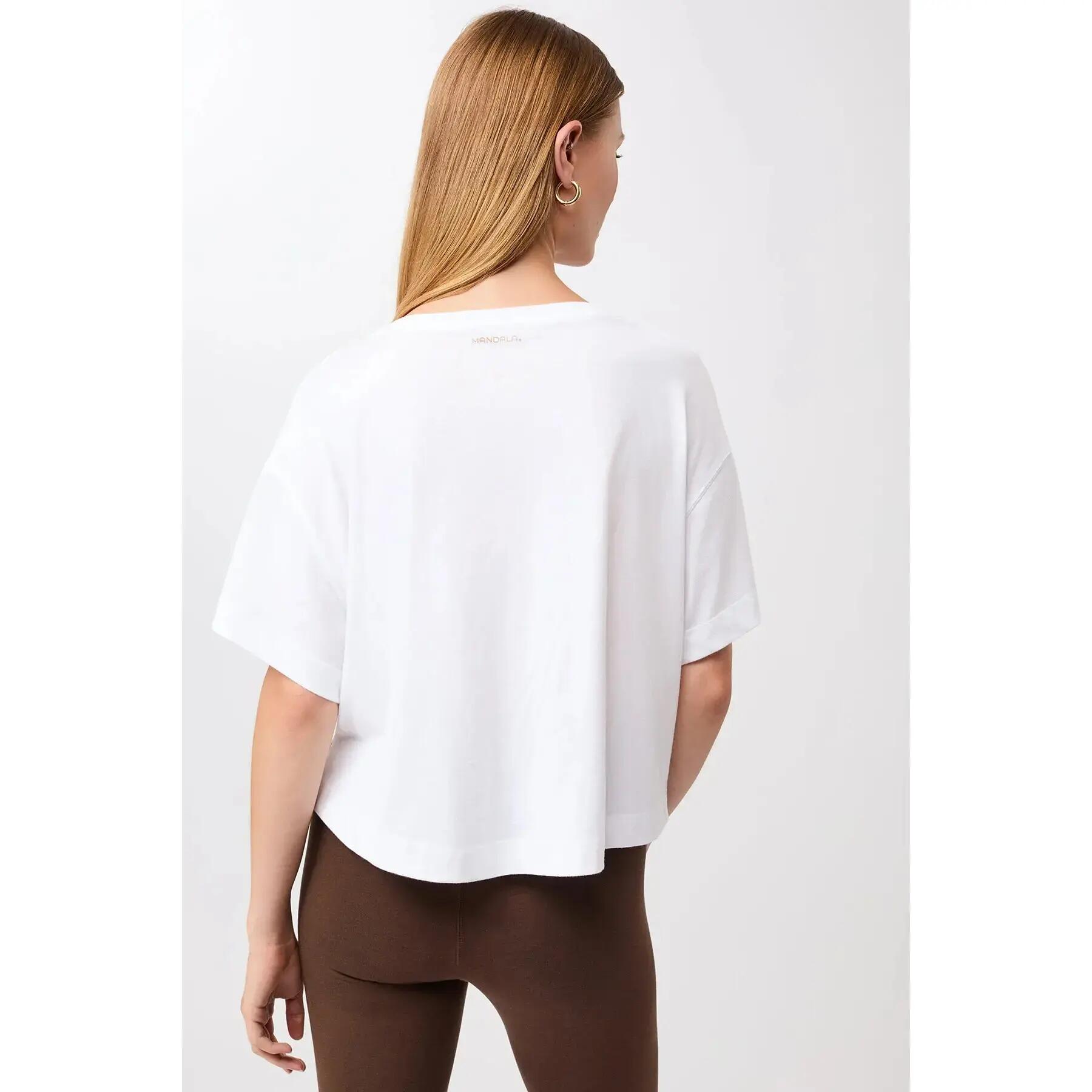T-shirt dames Mandala Boxy 2/3
