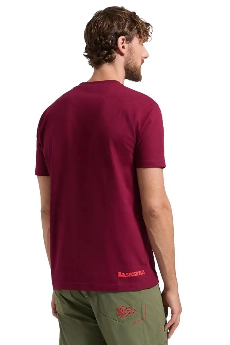 KOSZULKA CIRCLE LOGO-REDWOOD-MOUNTAIN RED 2/4