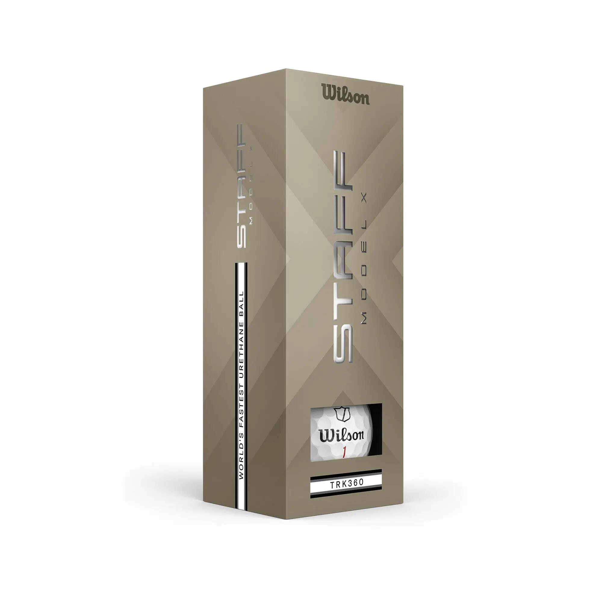 Balles de golf Wilson Staff Model X TRK360 blanches 2/3