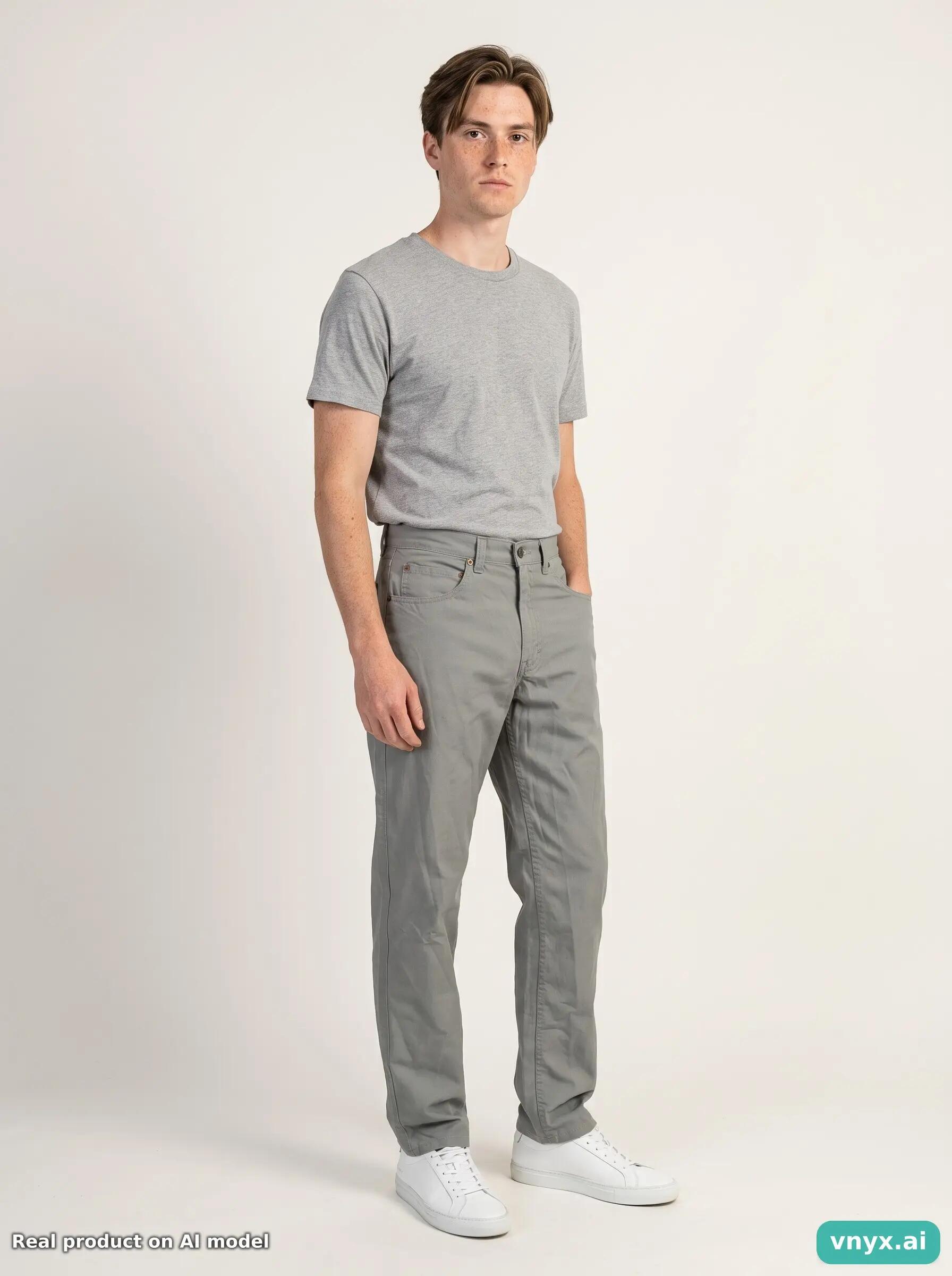 Second Life - Vintage LEVI STRAUSS & CO. Grey Jeans Men W30 L34 6/6