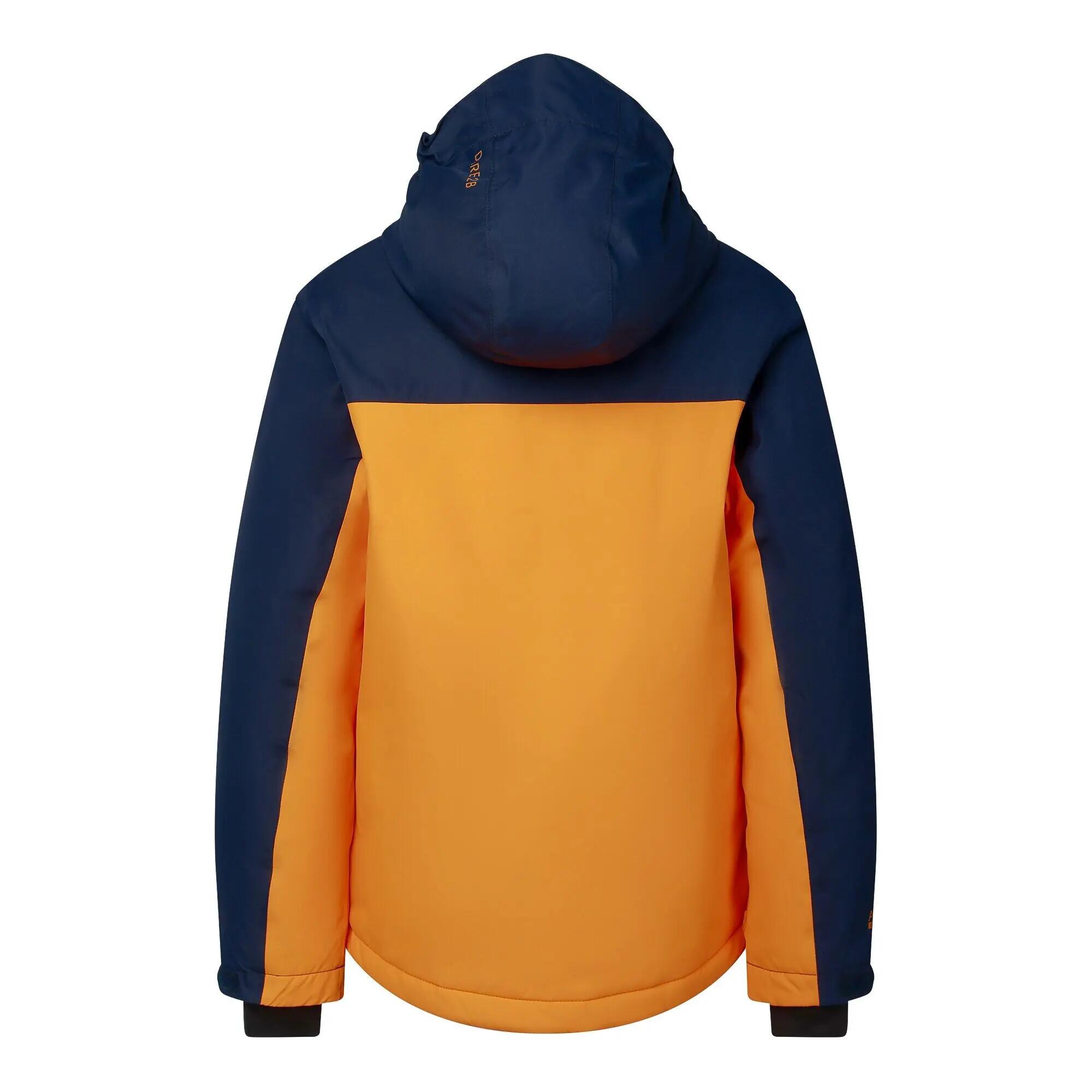 Giacca Da Sci Due Toni Bambini Dare 2B Piste Arancione Elettrico 2/7