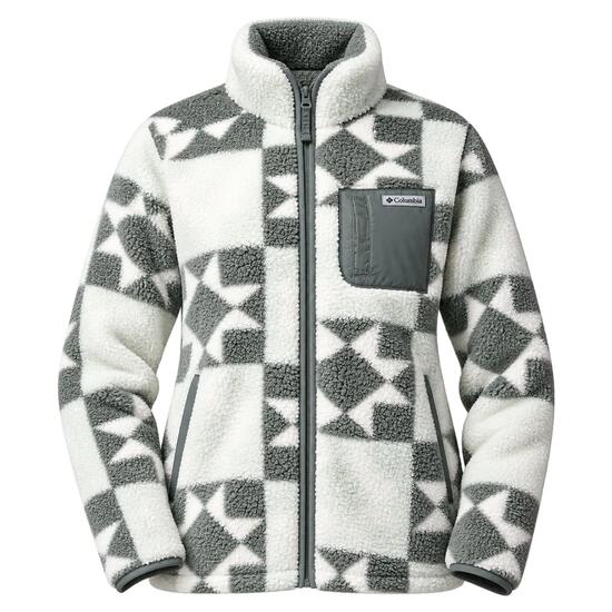 Fleecejacke weich Damen - West Bend Print Full Zip II