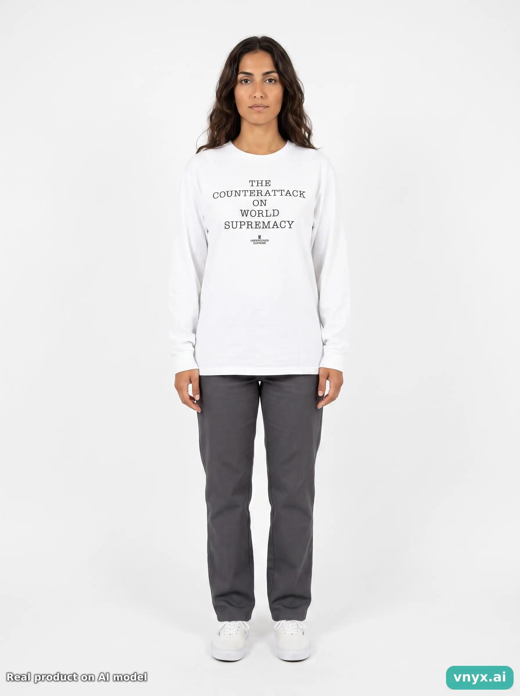 Second Life - Undercover Supreme Long Sleeve in White size L Long-Sleeved Top 4/5