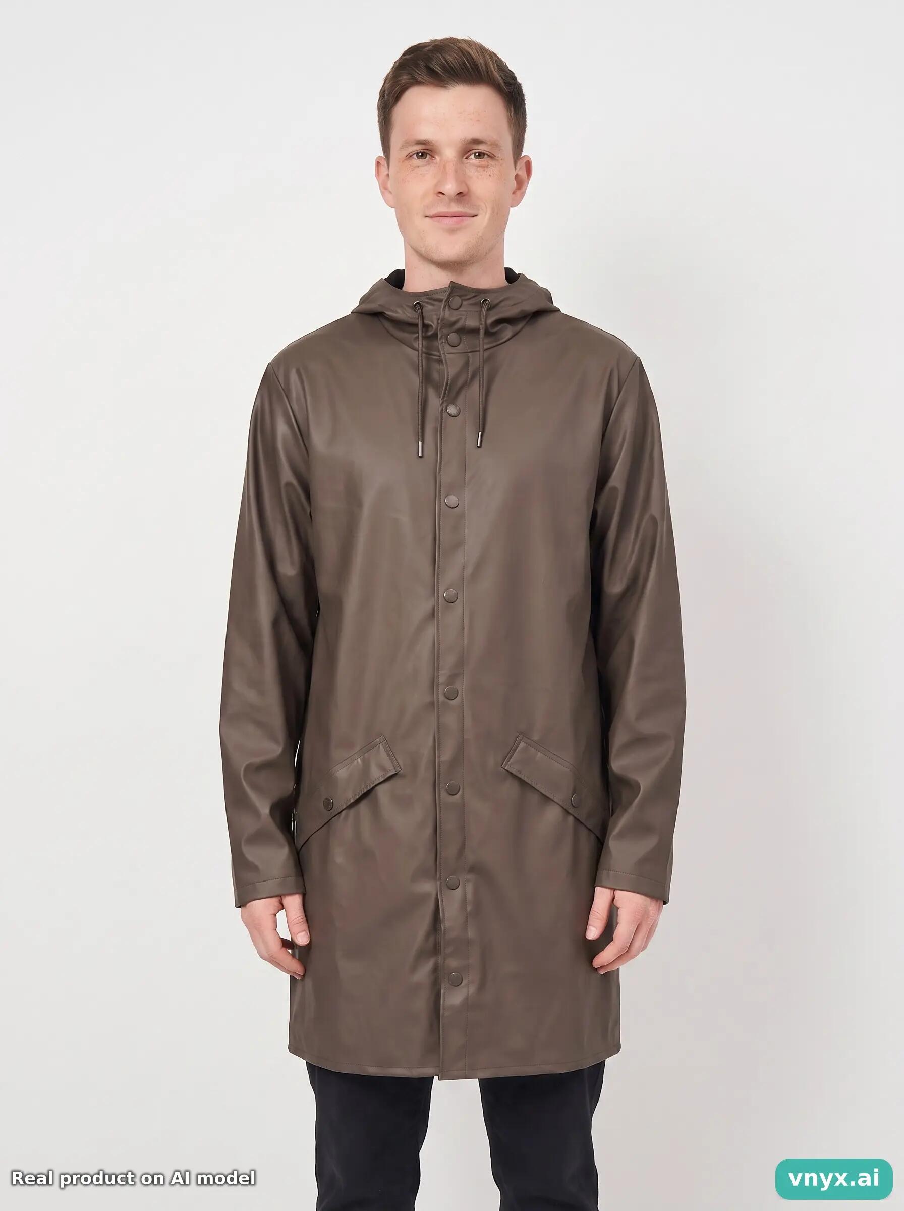 Second Life - Vintage RAINS Neutral Outdoor Jacket Men M 5/5