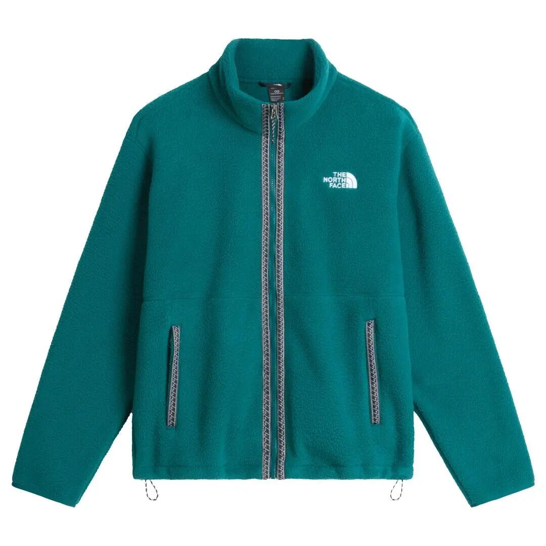 Polar The North Face Fleeski Full Zip Jacket pentru bărbați - verde petrol Paci…
