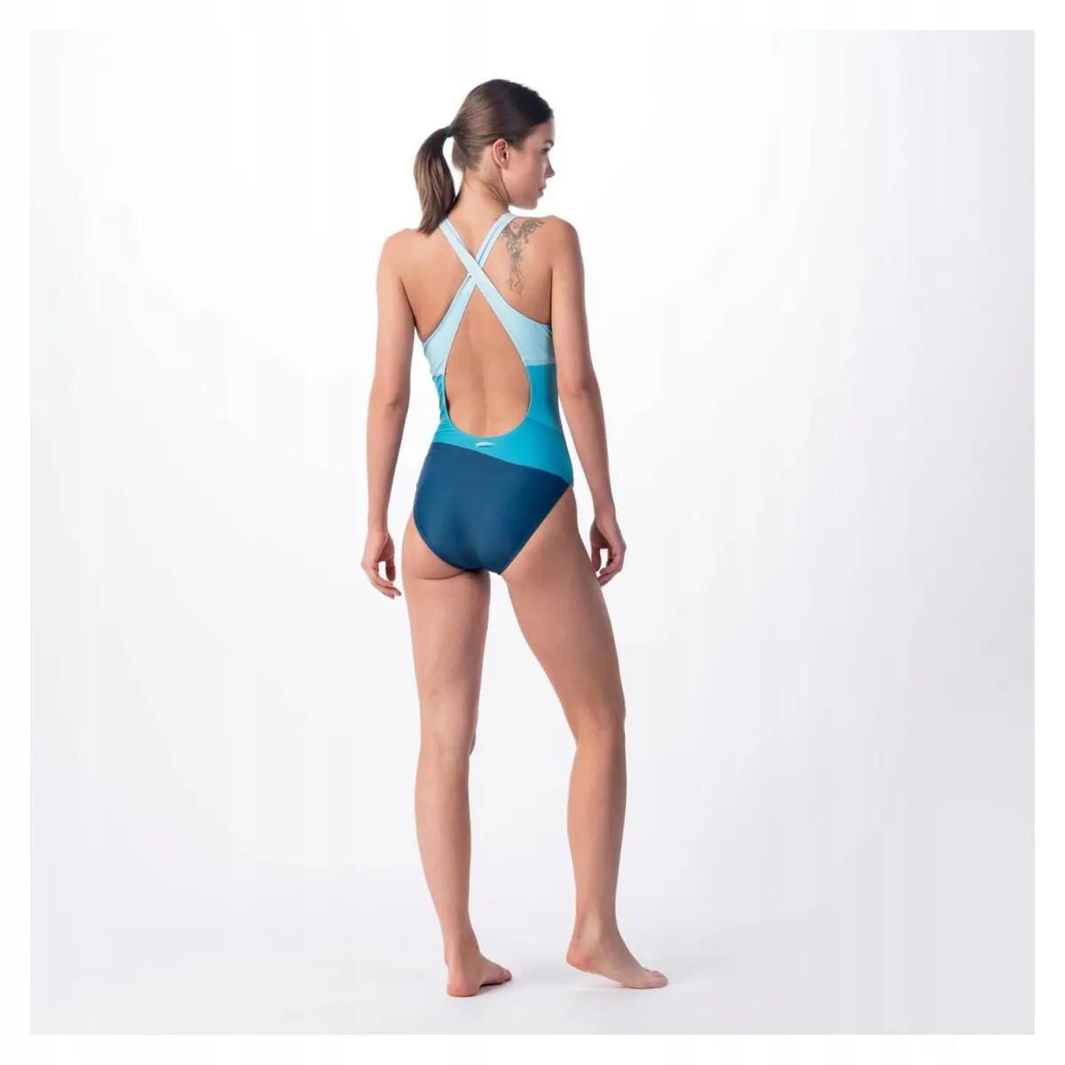 Maillot De Bain 1 Pièce SALAVA Femme (Bleu) 6/6