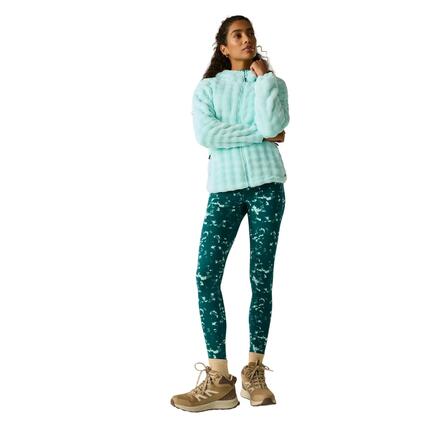 Legging Extensible À Taille Élastiquée Motif/style Coup De Brosse Femme (Vert