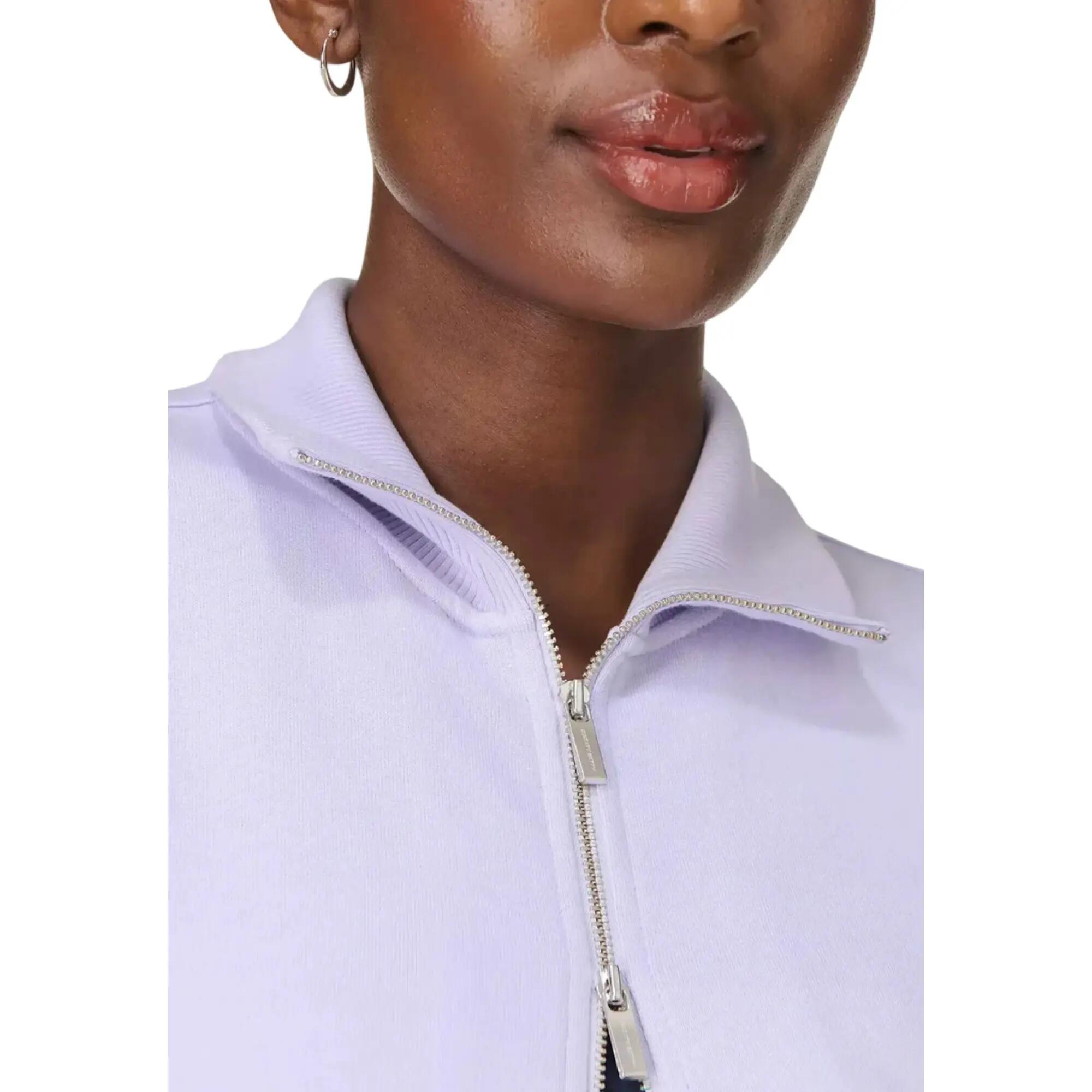 Chaqueta After Class para Mujer Morado Jaspeado 4/4