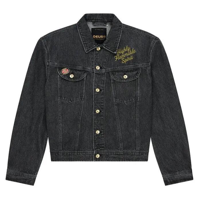 Deus Ex Machina  Giacca Unchained Trucker Jkt Black 7/8