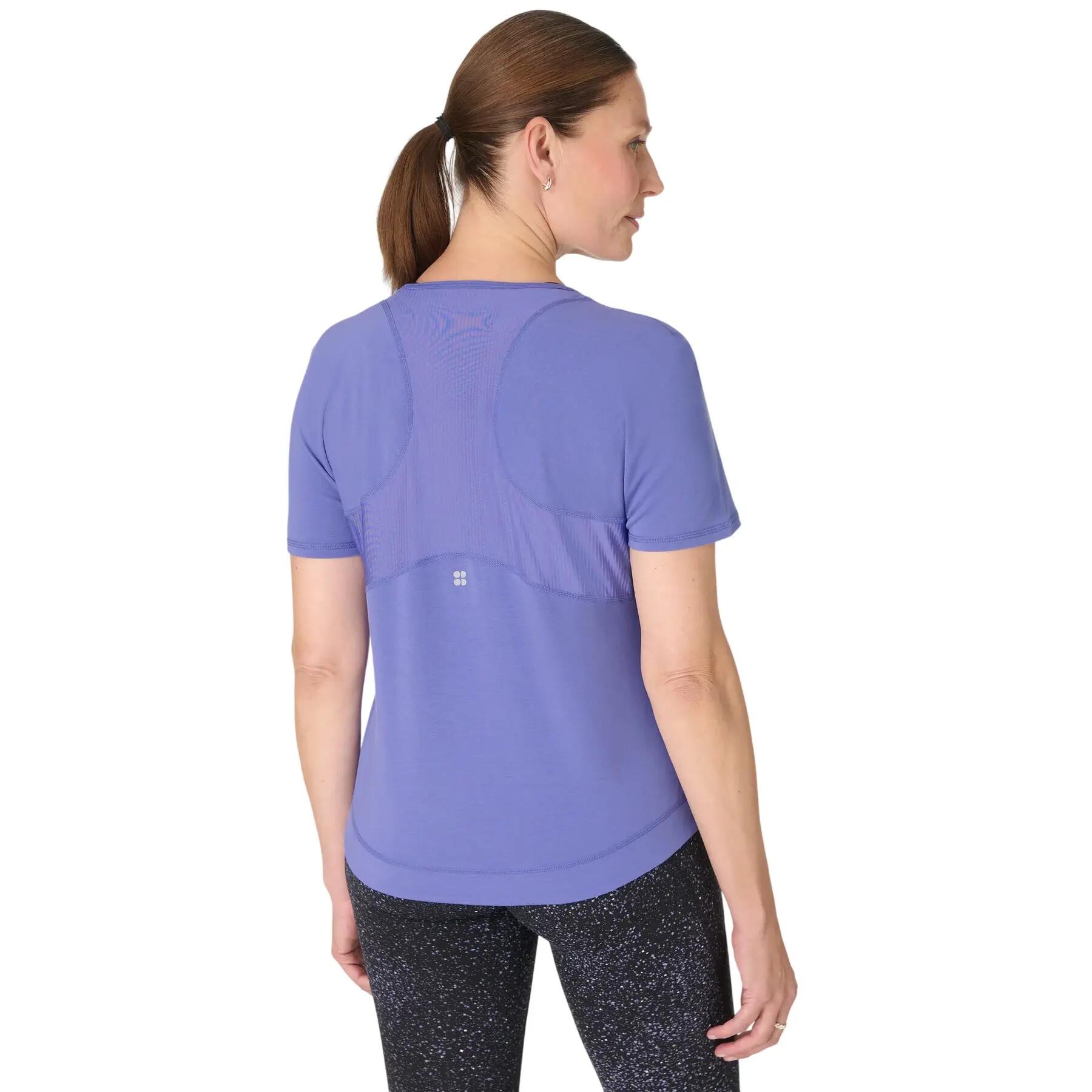 Camiseta Easy de Malla para Mujer aura azul 3/5