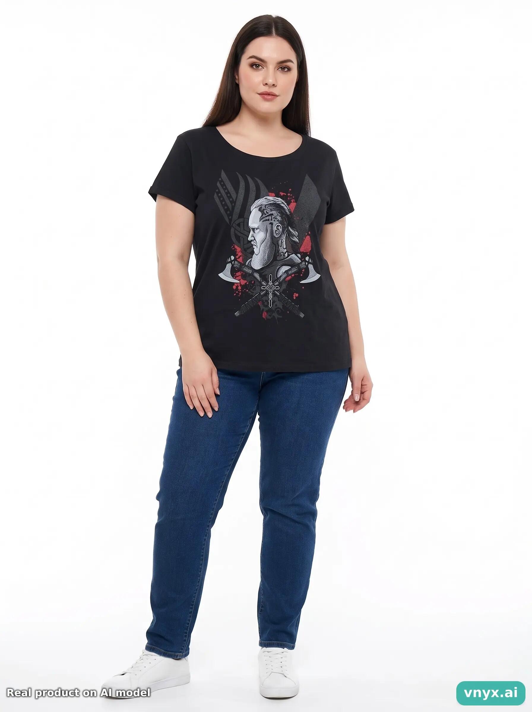 Second Life - Vintage Fruit of the Loom Black T-Shirt Women XL 3/6