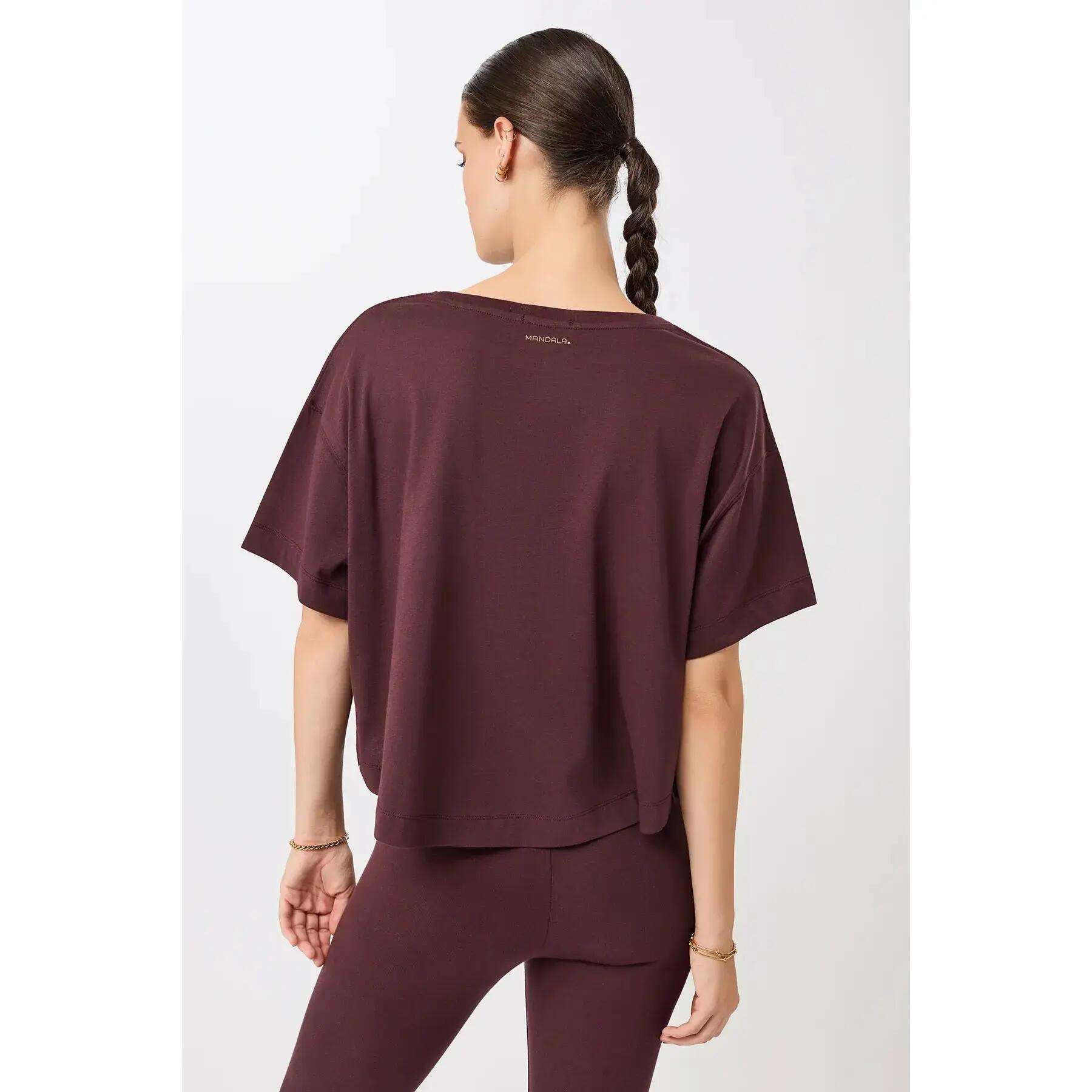 Camiseta de mujer Mandala Boxy 2/3