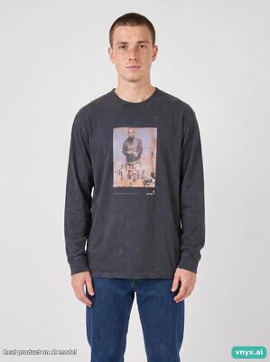 Second life - vintage carhartt black long sleeve men l