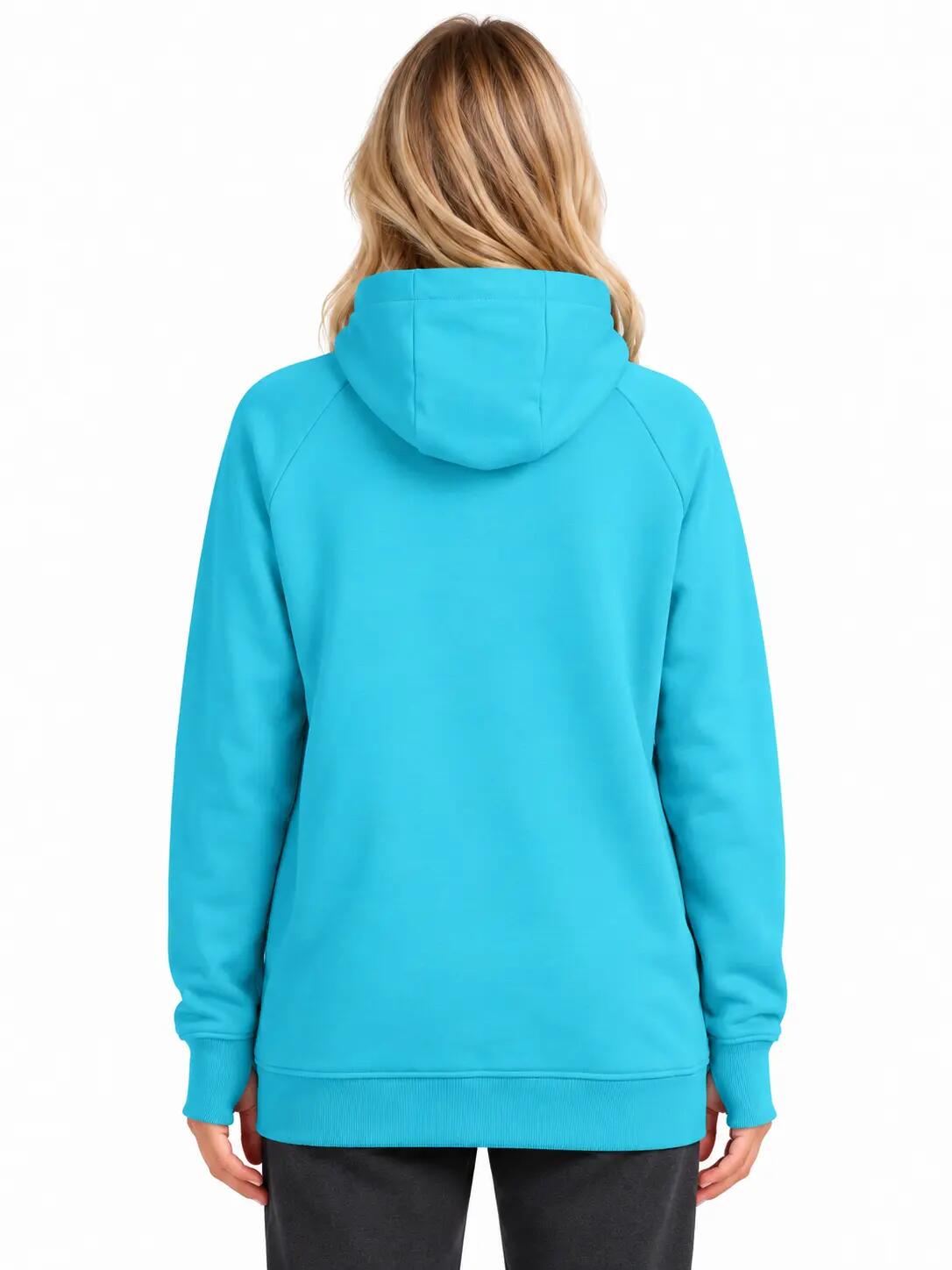 Bluza z kapturem i zamkami w kieszeniach damska 4F 4FWAW26TSWSF2665 2/5