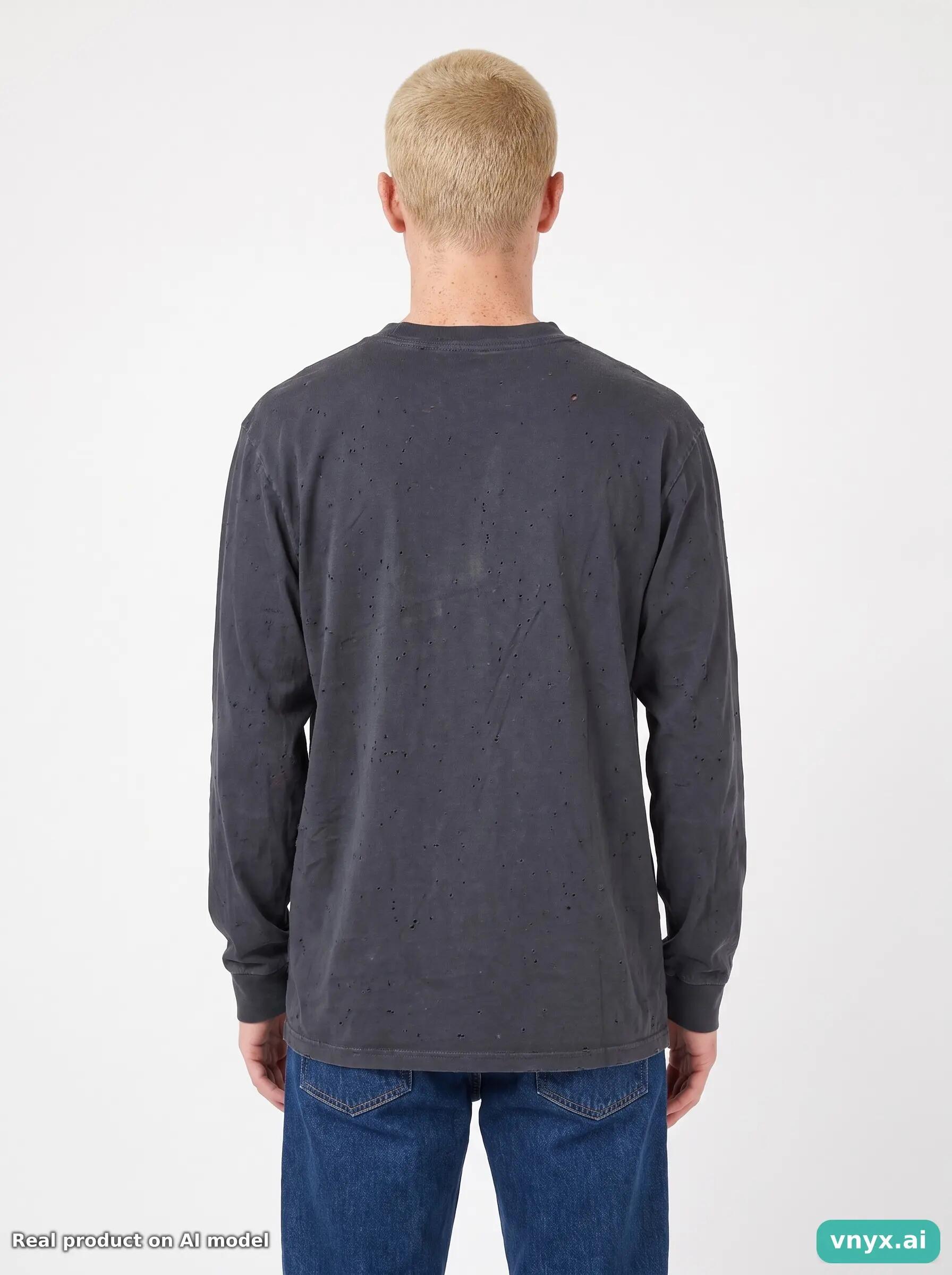 Second Life - Vintage Carhartt Black Long Sleeve Men L 2/5