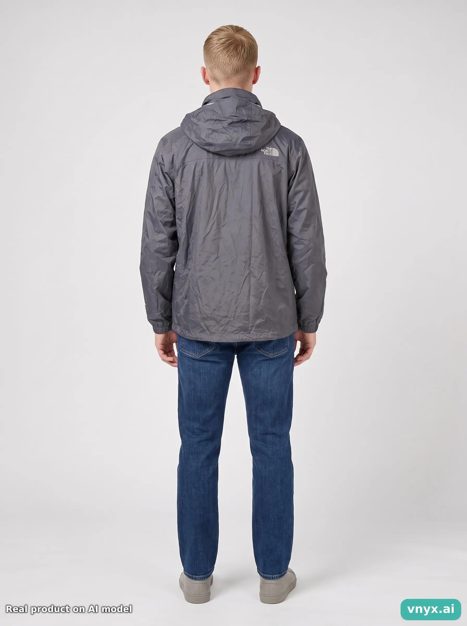 Second Life - The North Face Charcoal Outdoor Jacket Men M 4/5