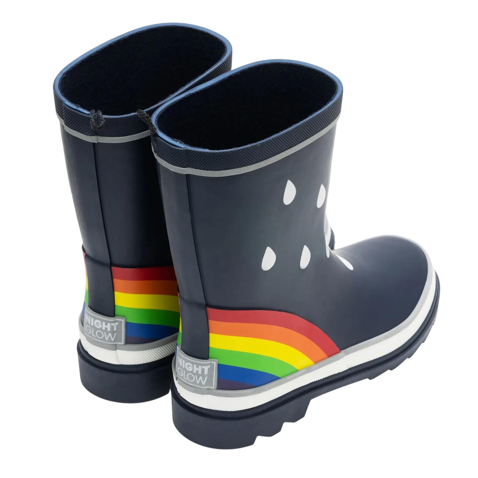 Galochas Mudplay III Rainbow para crianças (Azul Marinho) 2/7