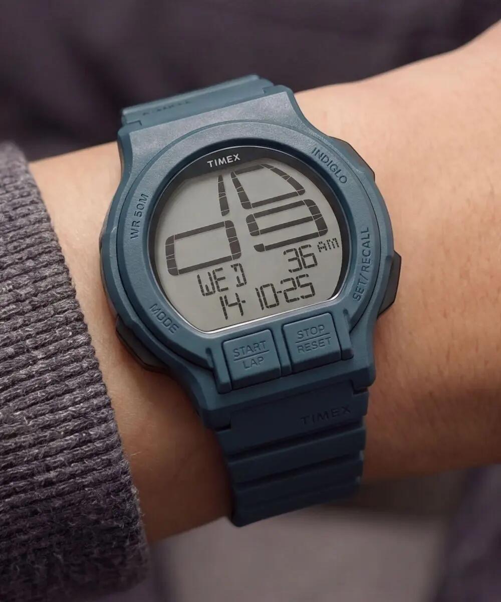 Timex Digital Uhr Blau/LCD TW5M73800 5/6