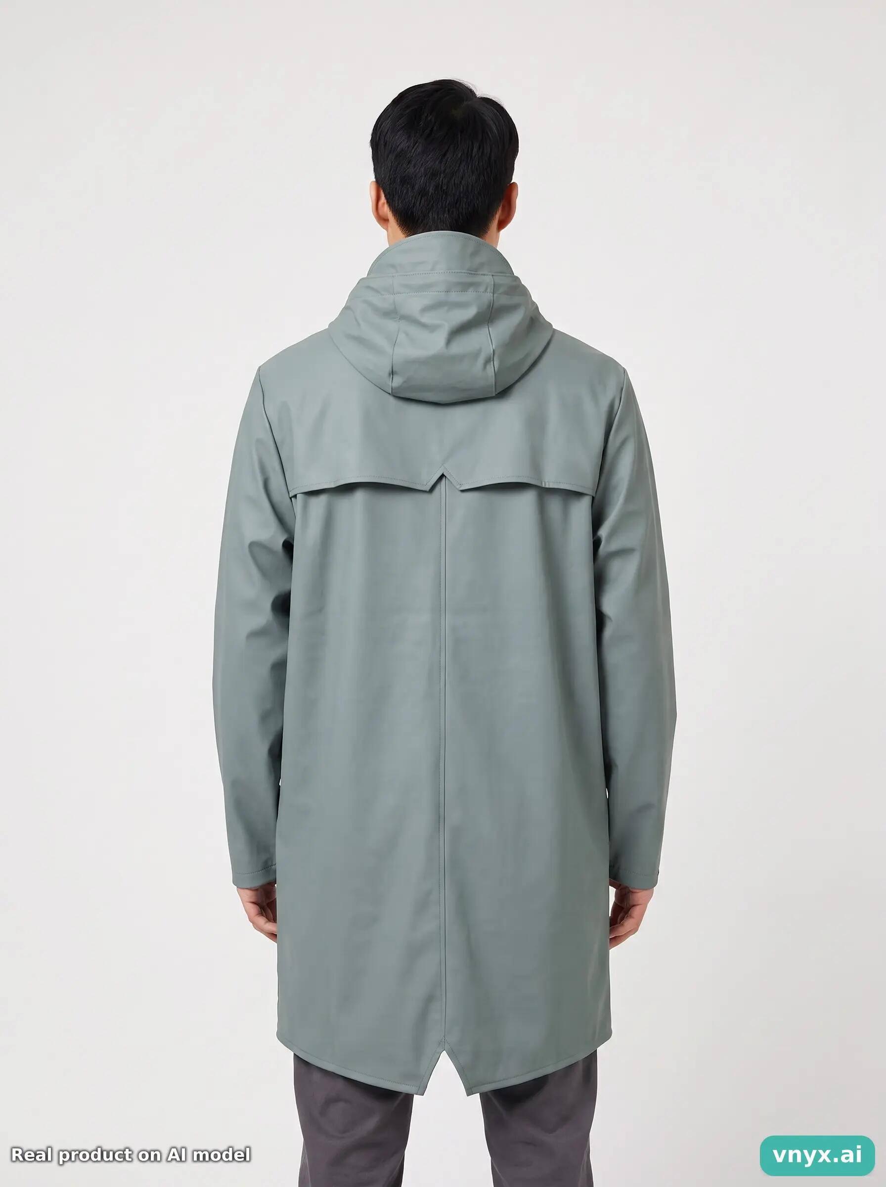 Second Life - Vintage RAINS Sage Green Outdoor Jacket Men M 3/5