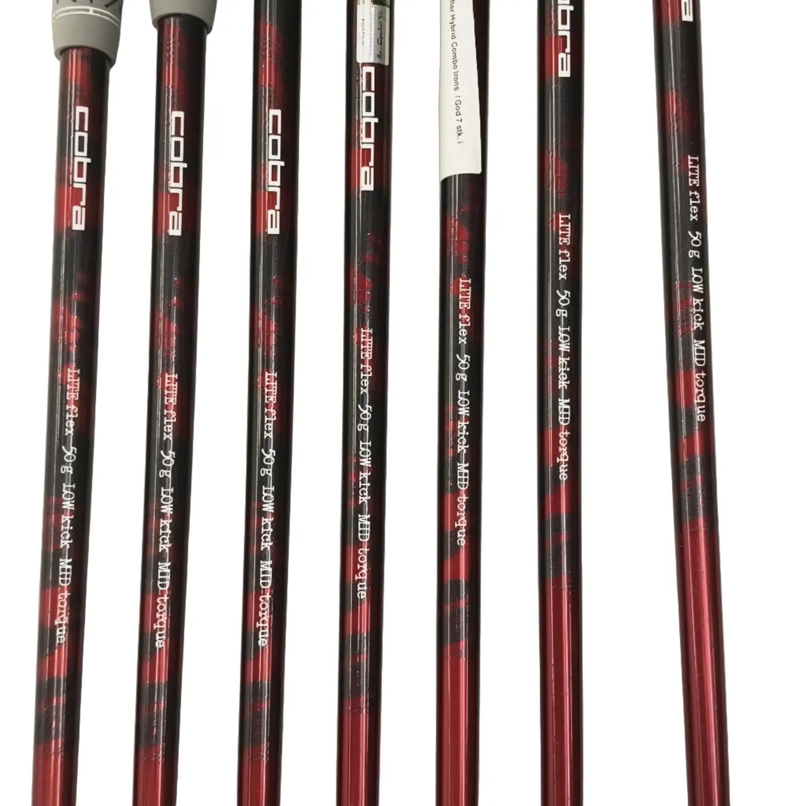 Cobra Baffler Eisenset / 5h+6i-PW+SW / Flex A-flex / Graphit 4/7