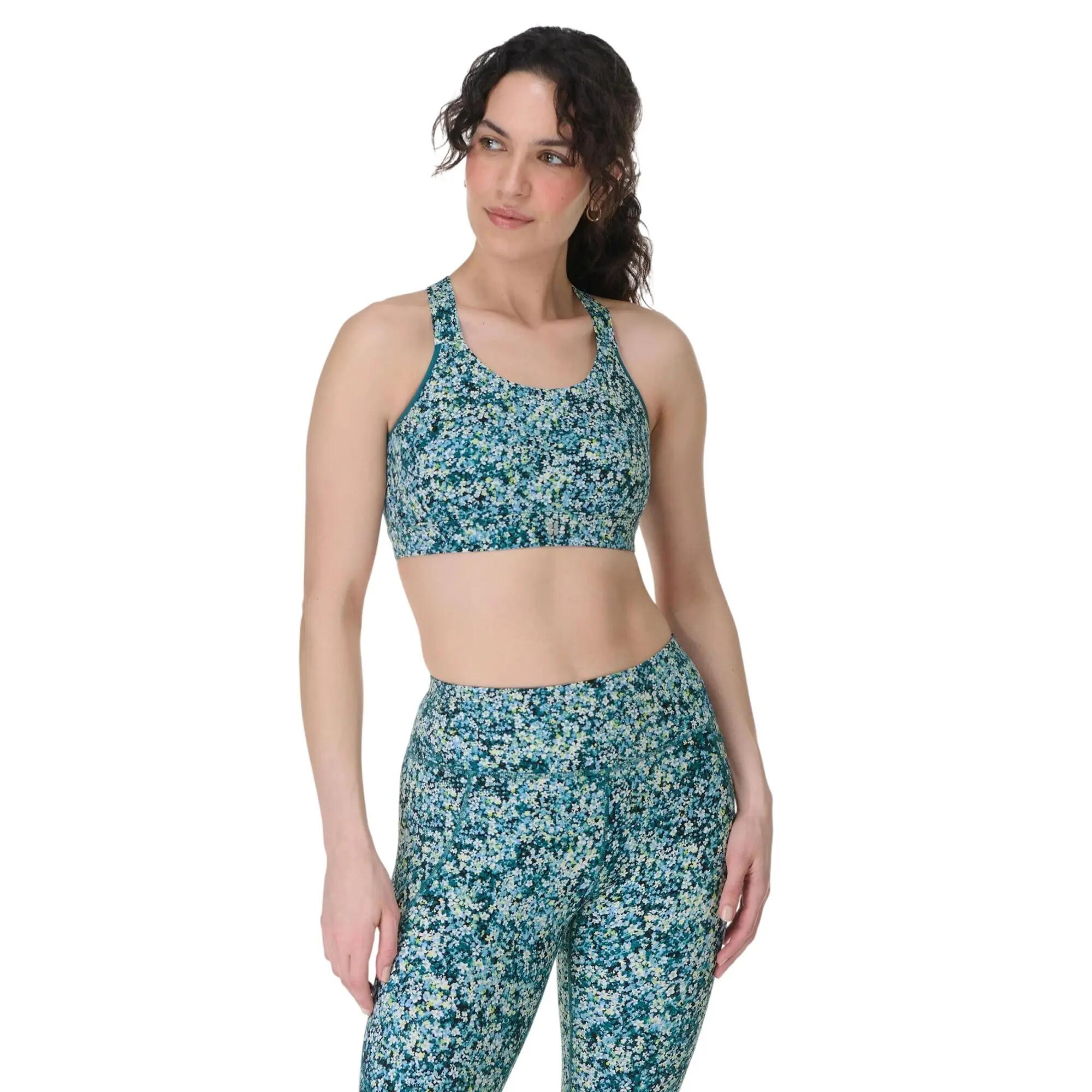 Brassière De Sport Motif/style Prairie POWER Femme (Bleu) 4/4