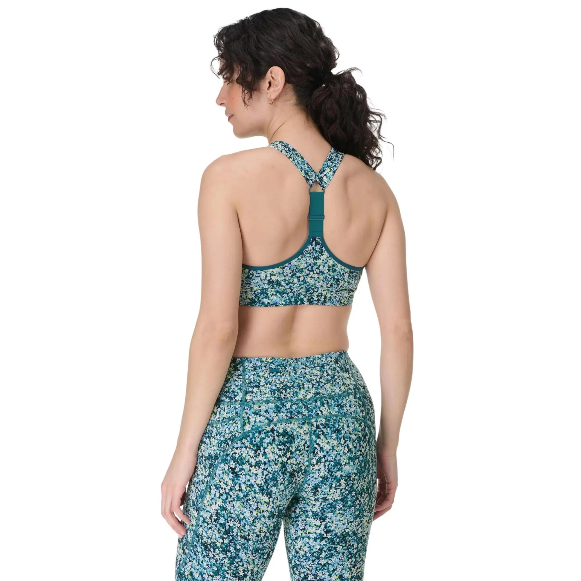 Brassière De Sport Motif/style Prairie POWER Femme (Bleu) 3/4