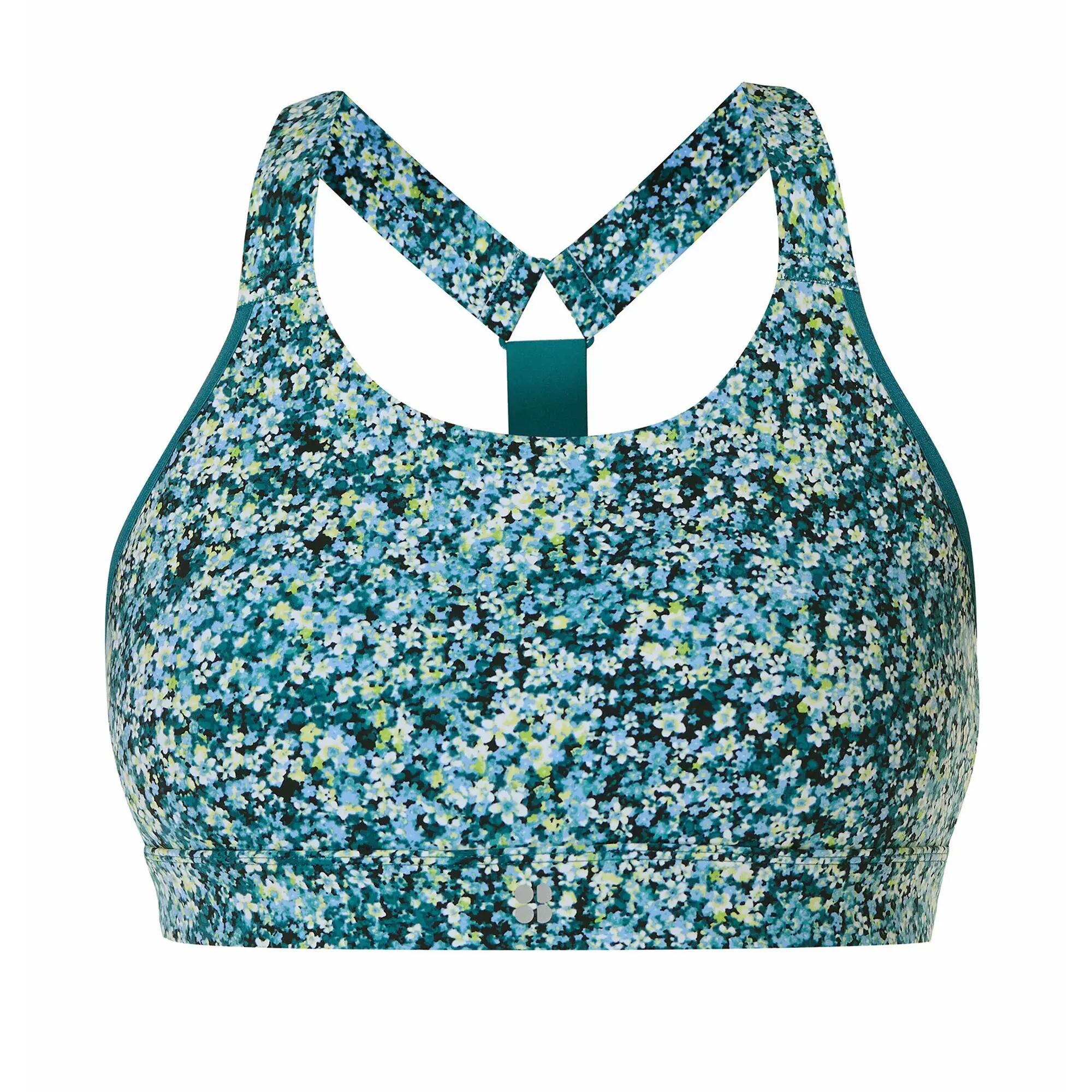 Brassière De Sport Motif/style Prairie POWER Femme (Bleu) 2/4