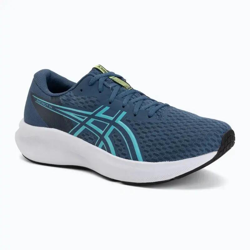 Buty do biegania - męskie - ASICS PATRIOT 14 - Grand Shark/Energy Aqua 6/6