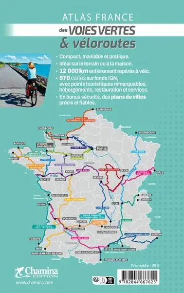 ATLAS FRANCE DES VOIES VERTES ET VÉLOROUTES 2/4