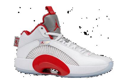 Hommes - Baskets - Basses, synthétique - Air Jordan 35 Fire Red - Rouge